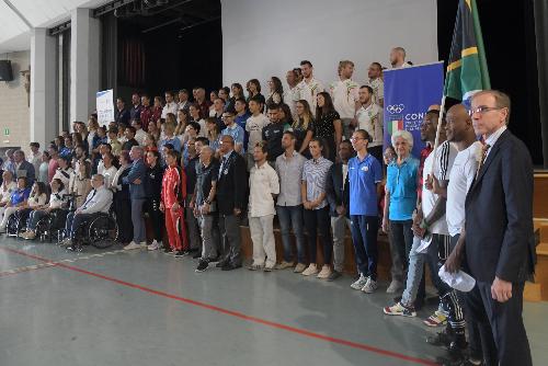 Le premiazioni, durante Focusport Fvg 2019, di circa
200 fra atleti del Comitato olimpionico nazionale italiano (Coni) e del Comitato italiano paralimpico (Cip) del Friuli Venezia Giulia che hanno ottenuto risultati a livello nazionale, europeo e mondiale.